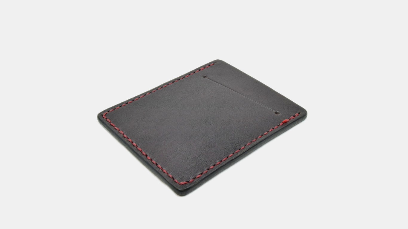 travel gear LEATHER WORKS CARD WALLET