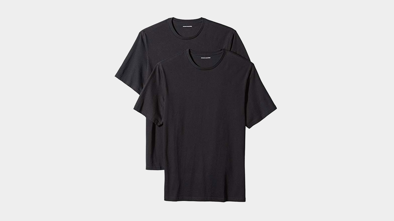 Amazon mens black t shirt